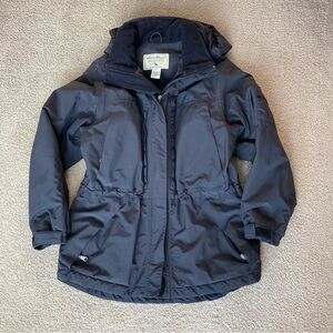 Eddie Bauer Hooded Parka Jacket Women’s WeatherEdge - Black - Size Small
